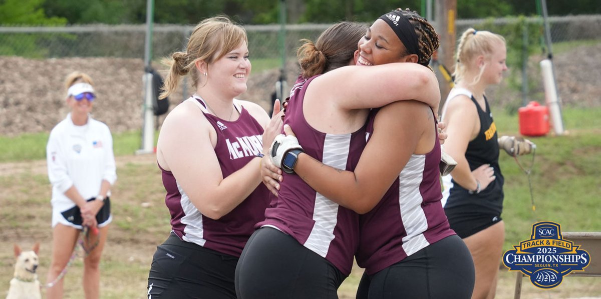 McMurry Women Maintain Slim Lead Heading into Track and Field Championship Sunday / RELEASE: scacsports.com/sports/wtrack/… #SCACwtrack #SCACchamps