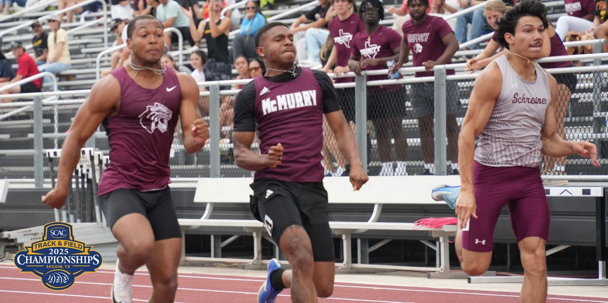 McMurry Expands Lead Heading into Final Day of 2025 SCAC Men's Track &amp; Field Championship | RELEASE: scacsports.com/sports/mtrack/… #SCACmtrack #SCACchamps