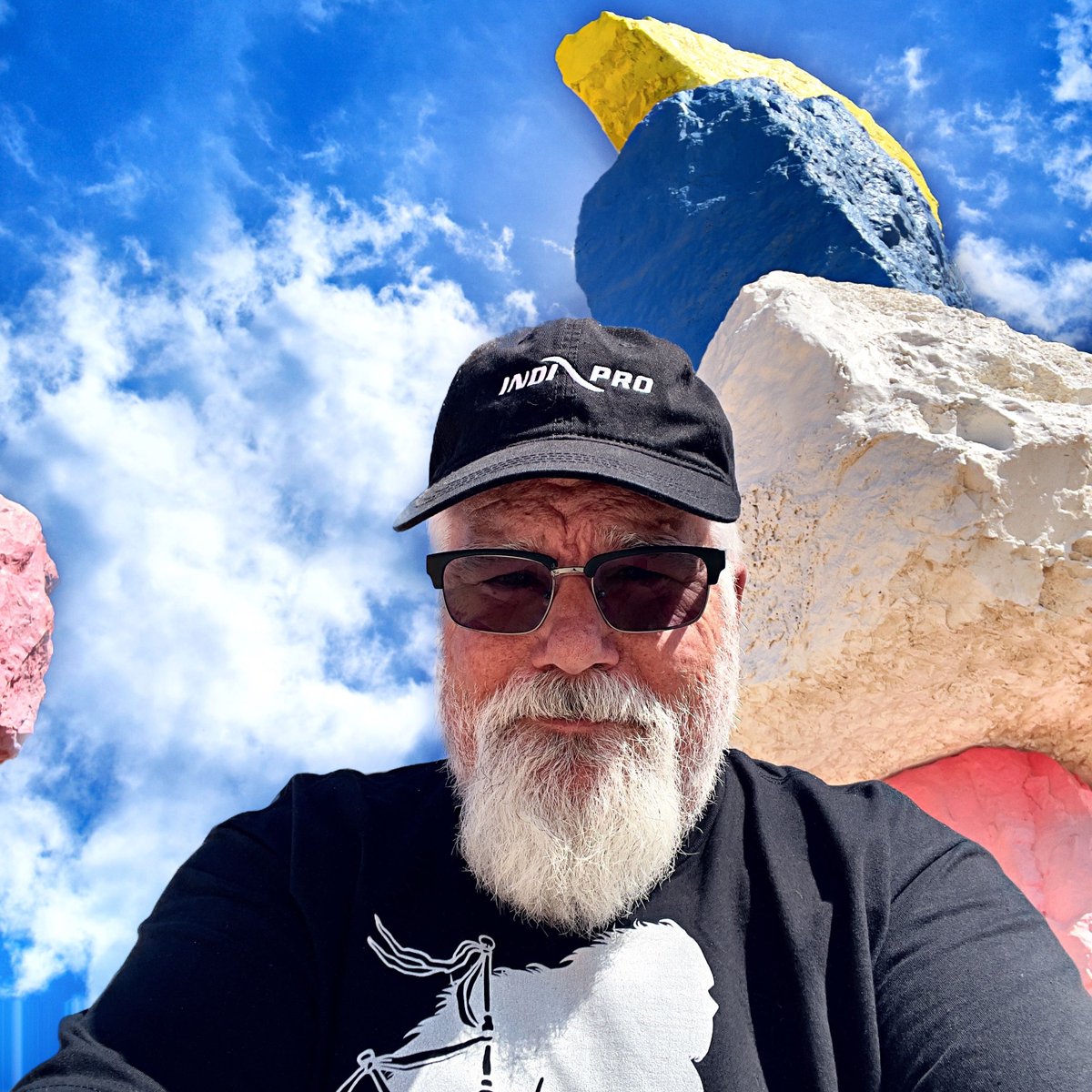amlandtv's tweet photo. It seems the time to witness the spectacular public art installation, Seven Magic Mountains, by the acclaimed Swiss artist Ugo Rondinone, may soon be drawing to a close. https://t.co/Gi7EQ686QH