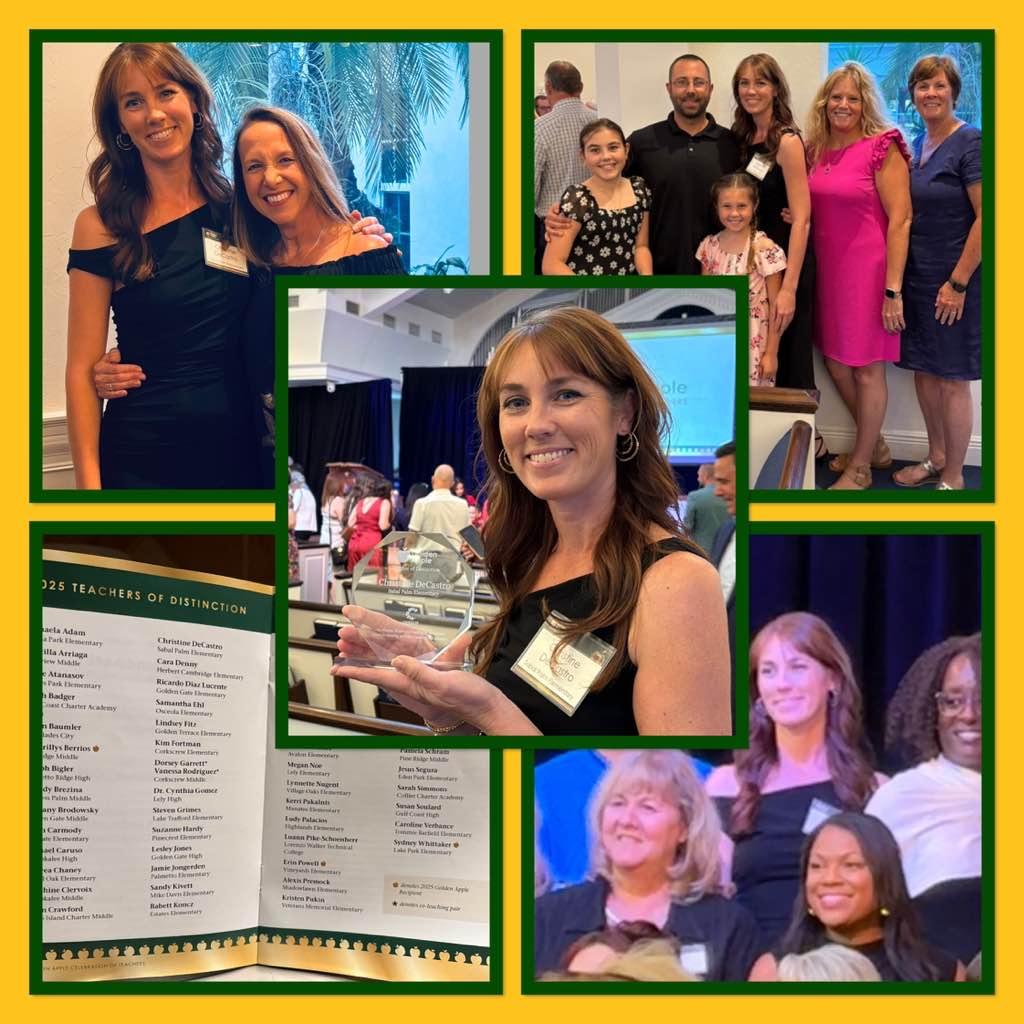 Congratulations Mrs. DeCastro! SPE is so proud to have you recognized today as our Teacher of Distinction!