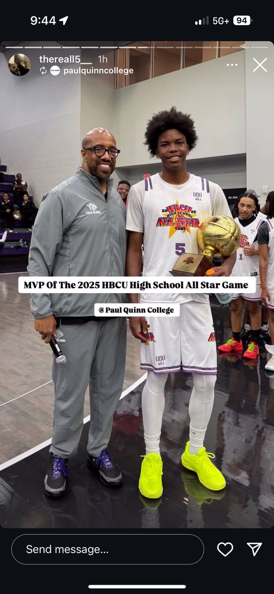 Nicke Smith (@nlsmith1974) on Twitter photo <a href="/LanceCarr35/">Lance M. Carr</a> First HBCU AllStar Game MVP Goes to HeadTap Lance Carr !! Thank you Paul Quinn College for Hosting a great ALLSTAR Event!! D-1 signees on both sides ! Hell of a Game!! <a href="/PaulQuinn1872/">Paul Quinn</a> <a href="/PQCHoops/">Paul Quinn College Men's Basketball</a> <a href="/dallasathletics/">Dallas ISD Athletics</a> <a href="/JFKimballBBall/">Kimball HS Boys Basketball</a> <a href="/PQCStudentGov/">PaulQuinnCollege SGA</a> <a href="/LanceCarr35/">Lance M. Carr</a> First HBCU AllStar Game MVP Goes to HeadTap Lance Carr !! Thank you Paul Quinn College for Hosting a great ALLSTAR Event!! D-1 signees on both sides ! Hell of a Game!! <a href="/PaulQuinn1872/">Paul Quinn</a> <a href="/PQCHoops/">Paul Quinn College Men's Basketball</a> <a href="/dallasathletics/">Dallas ISD Athletics</a> <a href="/JFKimballBBall/">Kimball HS Boys Basketball</a> <a href="/PQCStudentGov/">PaulQuinnCollege SGA</a>