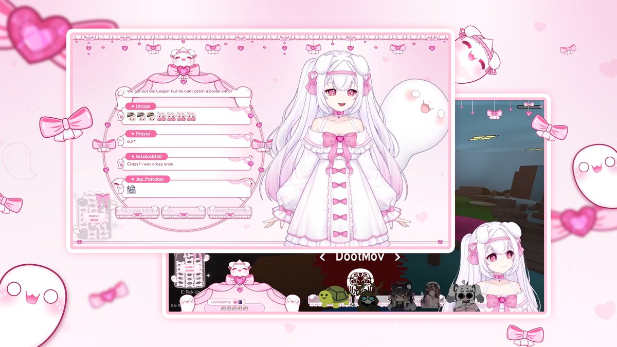 Congrats on your Debut! 🎀
<a href="/miffygeist/">miffy 👻🌸 puppy ghost vtuber</a> ૮꒰ ྀི >⸝⸝⸝< ྀི꒱ა

I can't believe it's been 2 years since I made these overlays for you! Still one of my favorite sets <3 Wishing you lots of luck with your streams 👻🌸