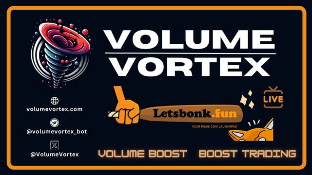 BIG NEWS: We’re officially serving LetsBonk.fun! 🚀🐶

Projects launching on one of Solana’s craziest and most energetic platforms can now amplify their volume with the unstoppable power of Volume Vortex. 🌪️

💥 Drive real traffic.
💥 Spark real momentum.
💥 Fuel your