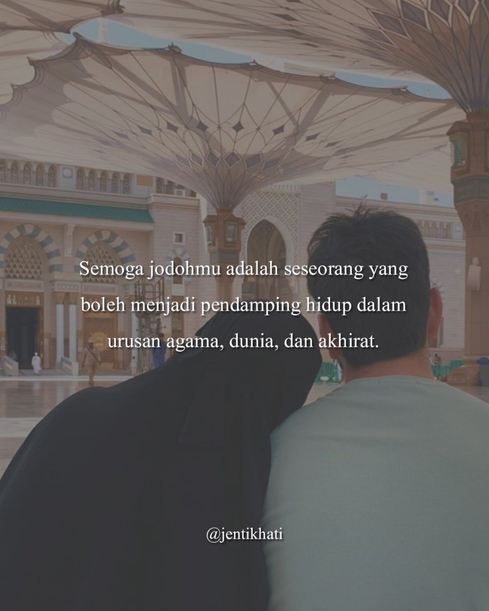 jentikhati's tweet photo. Memilih suami itu seperti kamu memilih untuk akhirat kamu. Baik suami kamu, maka hebatlah akhirat sekeluargamu kerananya. 

Dan, memilih isteri itu juga seperti memilih madrasah. Jika hebat madrasah, hebatlah diri kamu serta anak-anak kamu dan sekeluarga kerananya..❤🫶🏻 https://t.co/gxm0u8wVTM