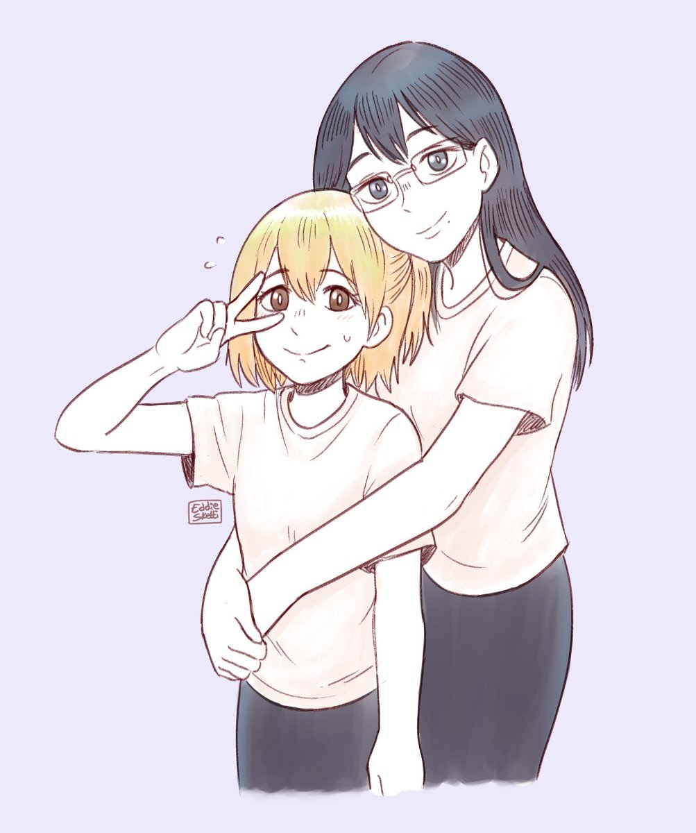 edskett's tweet image. Karasuno girls for a patron sketch req 🖤🧡
#haikyuu #karasuno #kiyoyachi