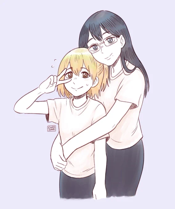 Karasuno girls for a patron sketch req #haikyuu #karasuno #kiyoyachi 