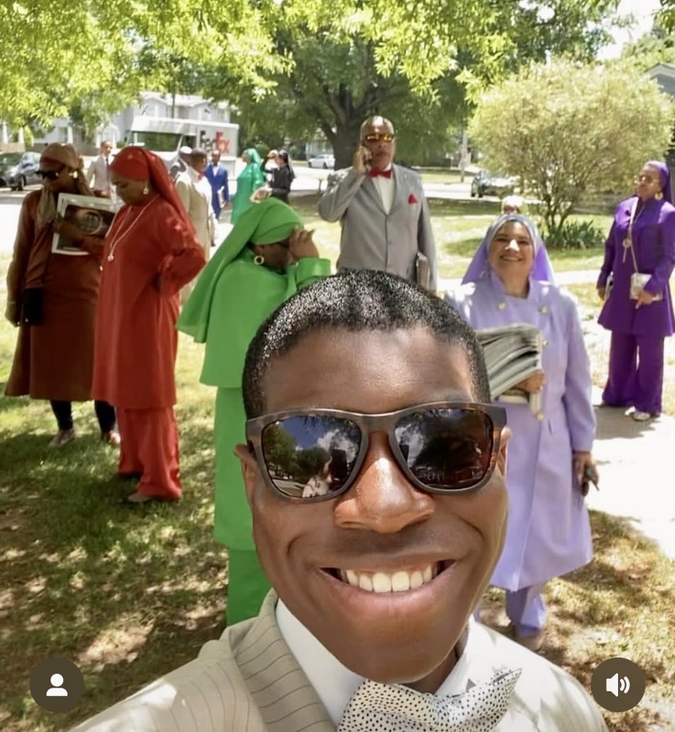 ReubenMuhammad's tweet photo. #MuhammadMosque92, Greensboro NC, going door-to-door today, with @TheFinalCall! 🙂 https://t.co/hufqfcdZma