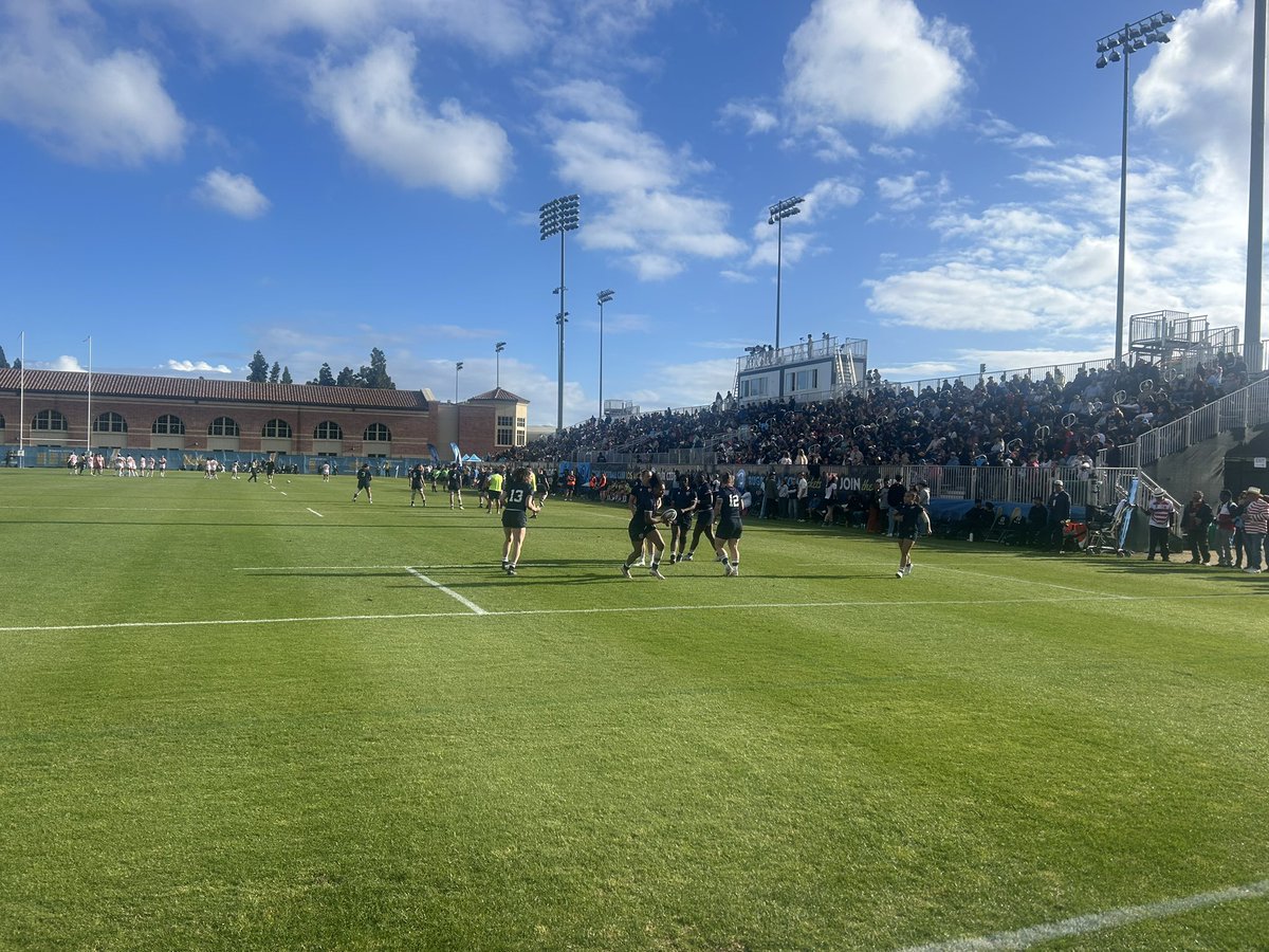 Sell out crowd at <a href="/UCLA/">UCLA</a> for the <a href="/USARugby/">USA Rugby</a> Women’s National Team vs Japan. 

On to <a href="/cpkcstadium/">CPKC Stadium</a> this Friday for what will be a record breaking crowd in Kansas City