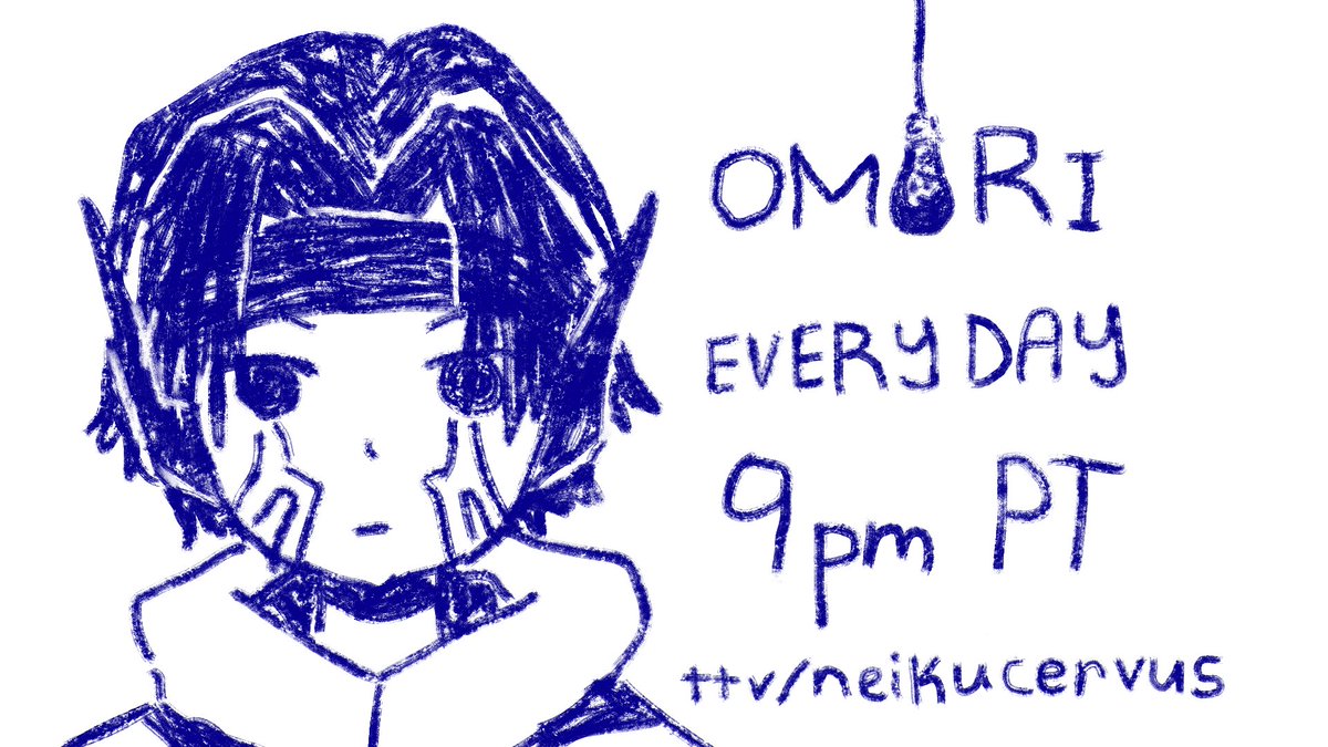 Starting my OMORI playthrough today! would love it if you joined the journey!
See you soon!