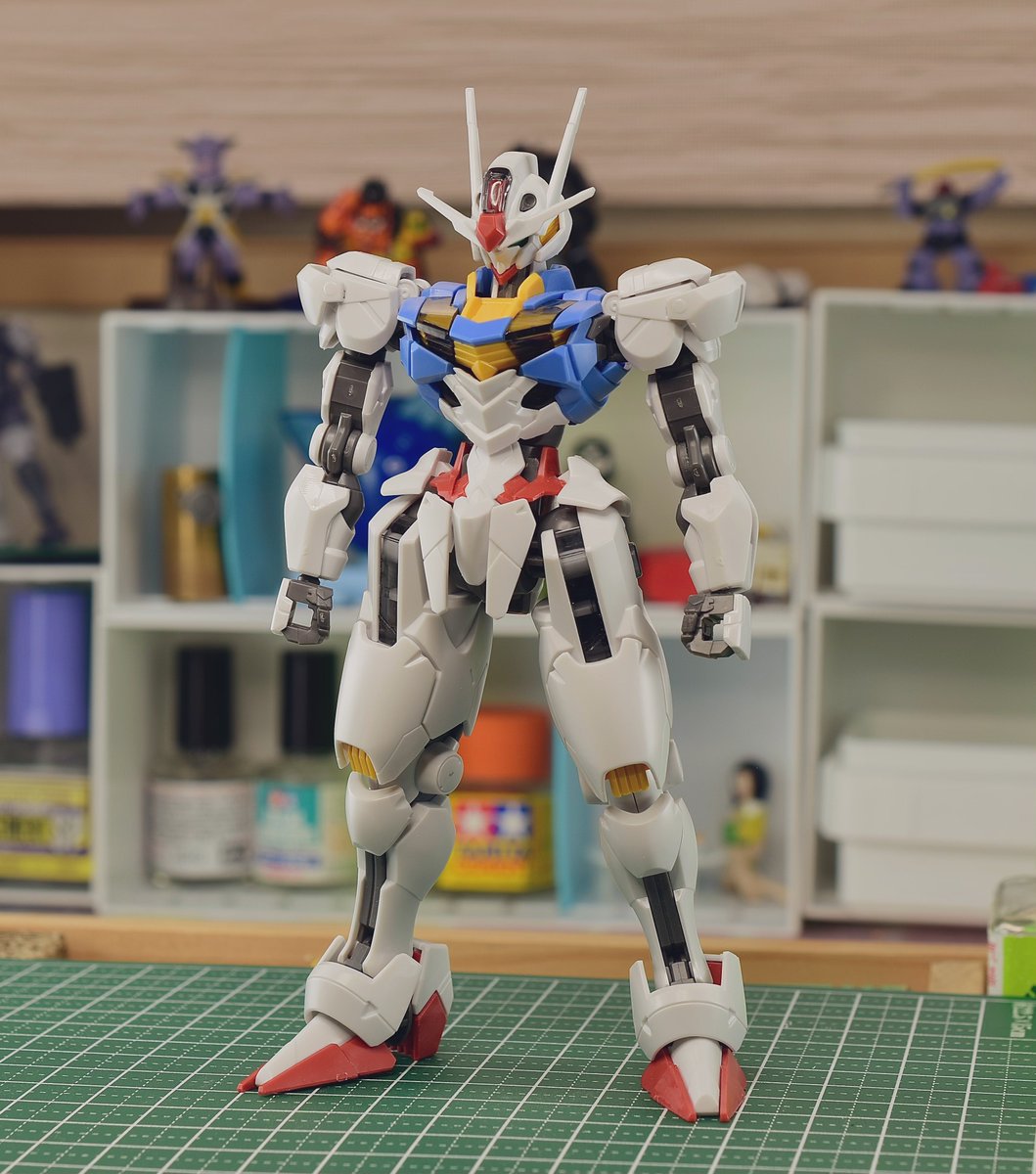 HGエアリアル
脚周りのバランス調整終了（左）