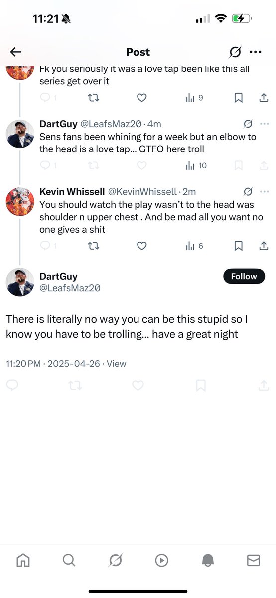 First block of note lmao clown leaf fans