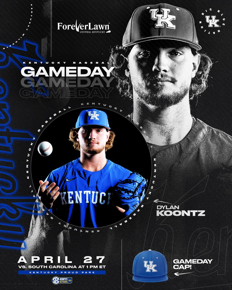Kentucky Baseball (@ukbaseball) on Twitter photo 🆚 South Carolina
🏟️ Kentucky Proud Park
⌚️ 1 p.m. ET
📺 SECN+
📻 <a href="/UKSportsNetwork/">UK Sports Network</a>, <a href="/UKAthletics/">Kentucky Athletics</a> app
🎫 UKBaseballTix.com 🆚 South Carolina
🏟️ Kentucky Proud Park
⌚️ 1 p.m. ET
📺 SECN+
📻 <a href="/UKSportsNetwork/">UK Sports Network</a>, <a href="/UKAthletics/">Kentucky Athletics</a> app
🎫 UKBaseballTix.com