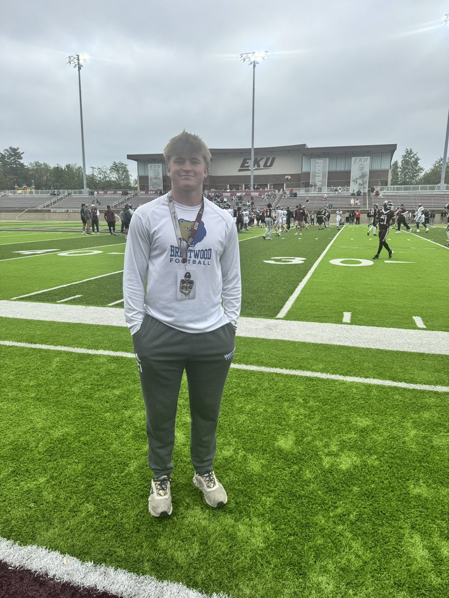 Wyatt Luedtke (@wyattluedtke) on Twitter photo Had a great time at the EKU spring game so thankful for the invite! <a href="/CoachDerekDay/">Derek Day</a> <a href="/EKUFootball/">EKU Football</a> <a href="/wcsBHSge/">Coach Evans</a> <a href="/wcsBHScf/">Brentwood Football</a> Had a great time at the EKU spring game so thankful for the invite! <a href="/CoachDerekDay/">Derek Day</a> <a href="/EKUFootball/">EKU Football</a> <a href="/wcsBHSge/">Coach Evans</a> <a href="/wcsBHScf/">Brentwood Football</a>