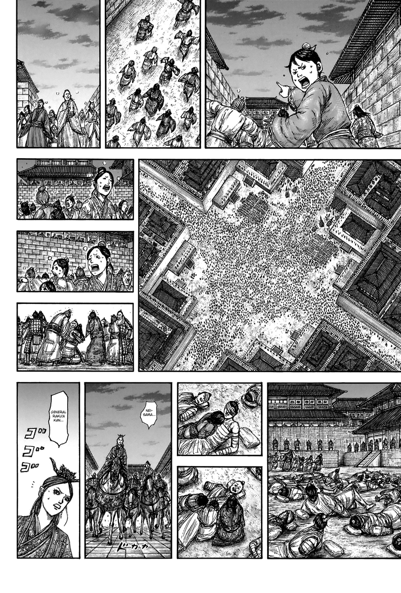 NicolasMagno31's tweet photo. #kingdom834
#kingdom_manga
Essa sequência foi animal.
São poucas p��ginas mas que usam muito bem o seu tempo para nos passar o terror que os civis estão passando vendo o estado dos seus familiares... ou o que restou deles
A grande vitória de Qin no 2º dia foi também carniçal https://t.co/QnPaHm87s9