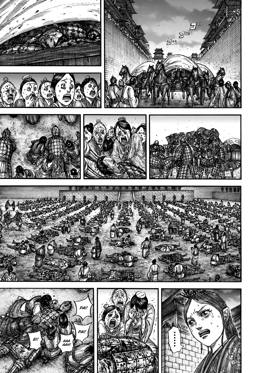 NicolasMagno31's tweet photo. #kingdom834
#kingdom_manga
Essa sequência foi animal.
São poucas p��ginas mas que usam muito bem o seu tempo para nos passar o terror que os civis estão passando vendo o estado dos seus familiares... ou o que restou deles
A grande vitória de Qin no 2º dia foi também carniçal https://t.co/QnPaHm87s9