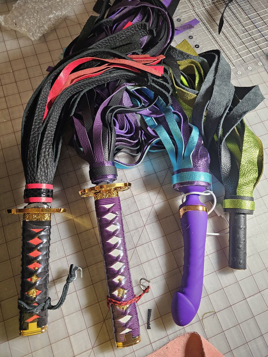 Playing around in the Lab tonight... finishing touches are in the oven! We now offer powder coating to make our metal handles and pins more colorful and durable!