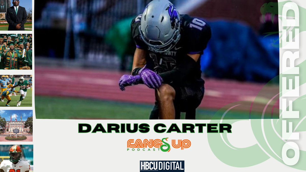 South Carolina prospect Darius Carter has been offered by Florida A&amp;M University. 
#FAMU #FangsUp #HBCU #HBCUdigital