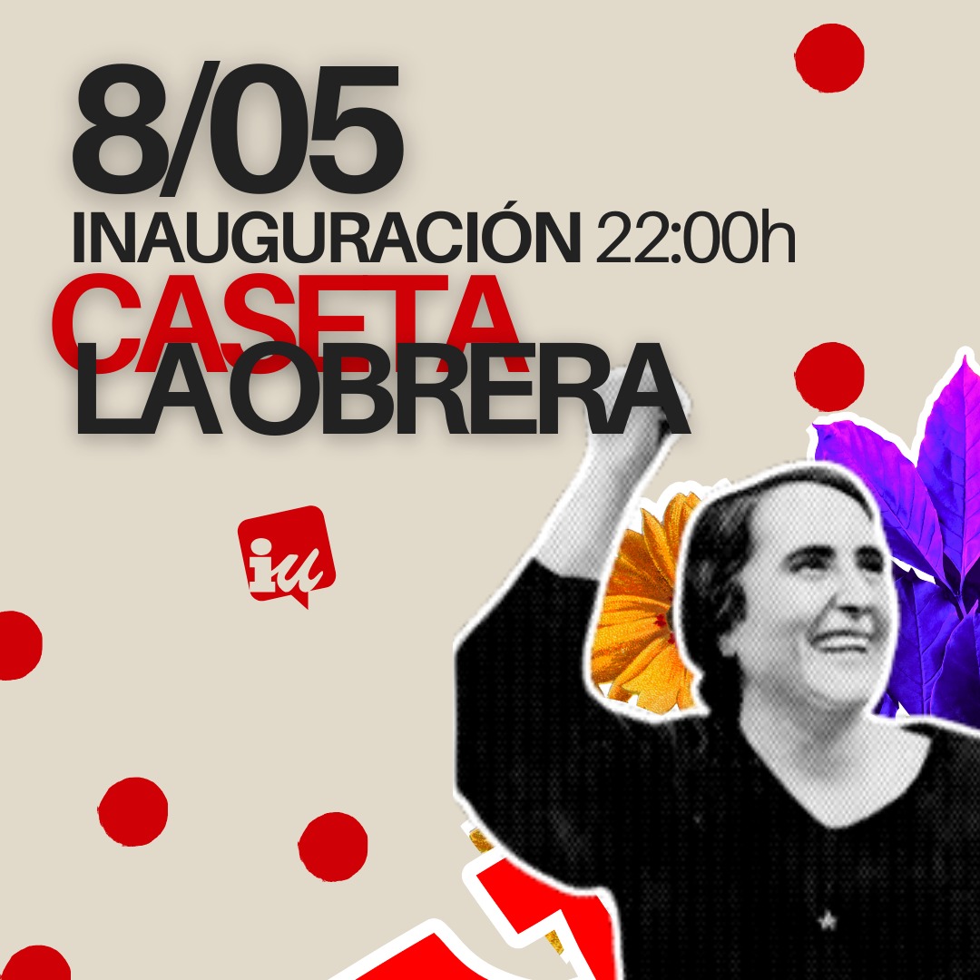 IU_LCarolina's tweet photo. 📣YA OS TRAEMOS LA PROGRAMACIÓN DE LA OBRERA

Un año más las y los militantes de IU hacemos un esfuerzo por traer a la Feria de La Carolina 2025 un espacio de ocio alternativo

➡️Comida y bebida a precios populares
➡️Conciertos en directo
➡️Sorteos
➡️Rincón Cubano https://t.co/RB98of50Bb