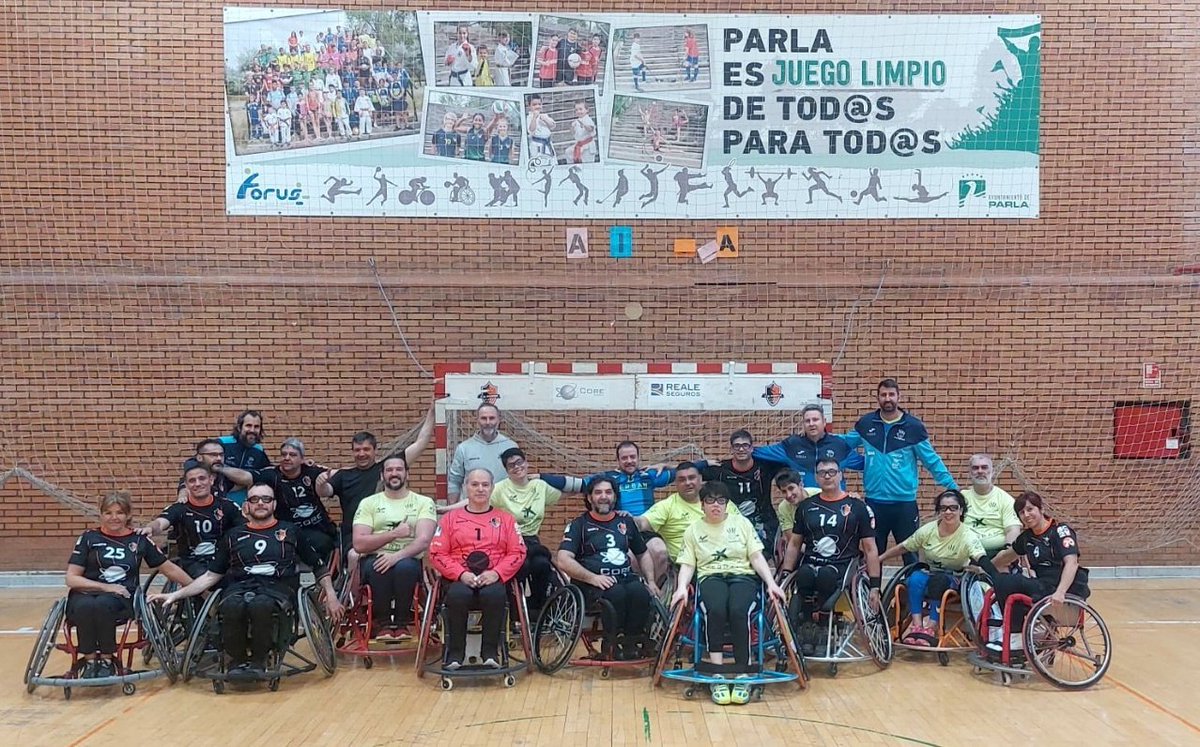 ♿️El equipo de #InclusportSerban acabó con buenas sensaciones las dos últimas jornadas del Campeonato Estatal de #balonmanoensilla a pesar de encajar sendas derrotas en la sede de Parla 💪

inclusport.org/partidos-de-pr…