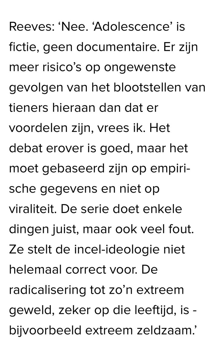 jdceulaer's tweet photo. Richard Reeves in #DeTijd. https://t.co/eiehHbv6mq
