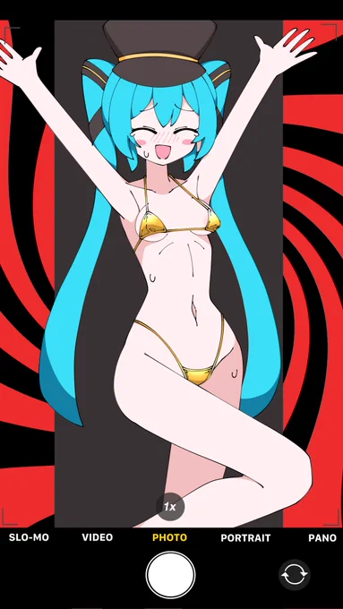 GWなので感謝のゴールデンマイクロビキニ差分です 