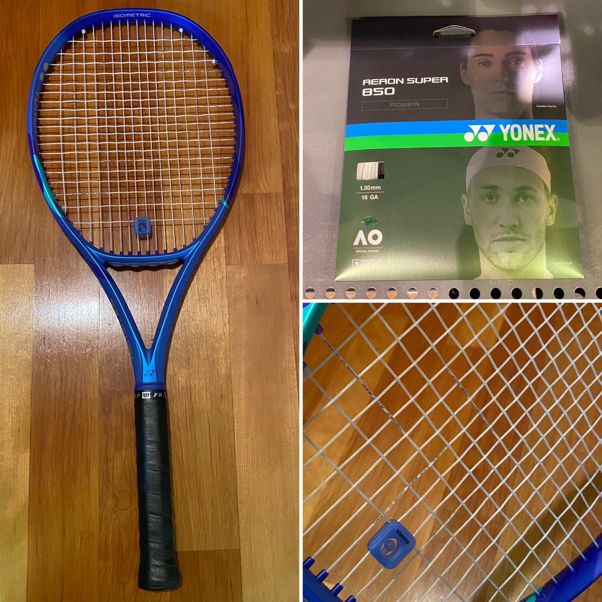 TT71030359's tweet photo. 今年から愛用しているYONEXさんのEZONE98🎾今回ナイロンを試したくなり迷わずエアロンスーパー850(1.30)をチョイス。予想通り、飛びすぎ感がありますがボレーの打感はやっぱりナイロンに軍配👍
もうしばらく継続調査が必要🎾💪💪
#エアロンスーパー850 #yonexezone98 #playfullpower #yonex https://t.co/CG4k1ng7rH
