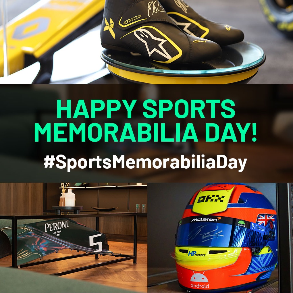 Happy #SportsMemorabiliaDay! The day is finally here and it's time to celebrate your amazing memorabilia collections. Get involved by using the hashtag!

Our goal is to start a global conversation around memorabilia and why it holds such meaning for fans all over the world.