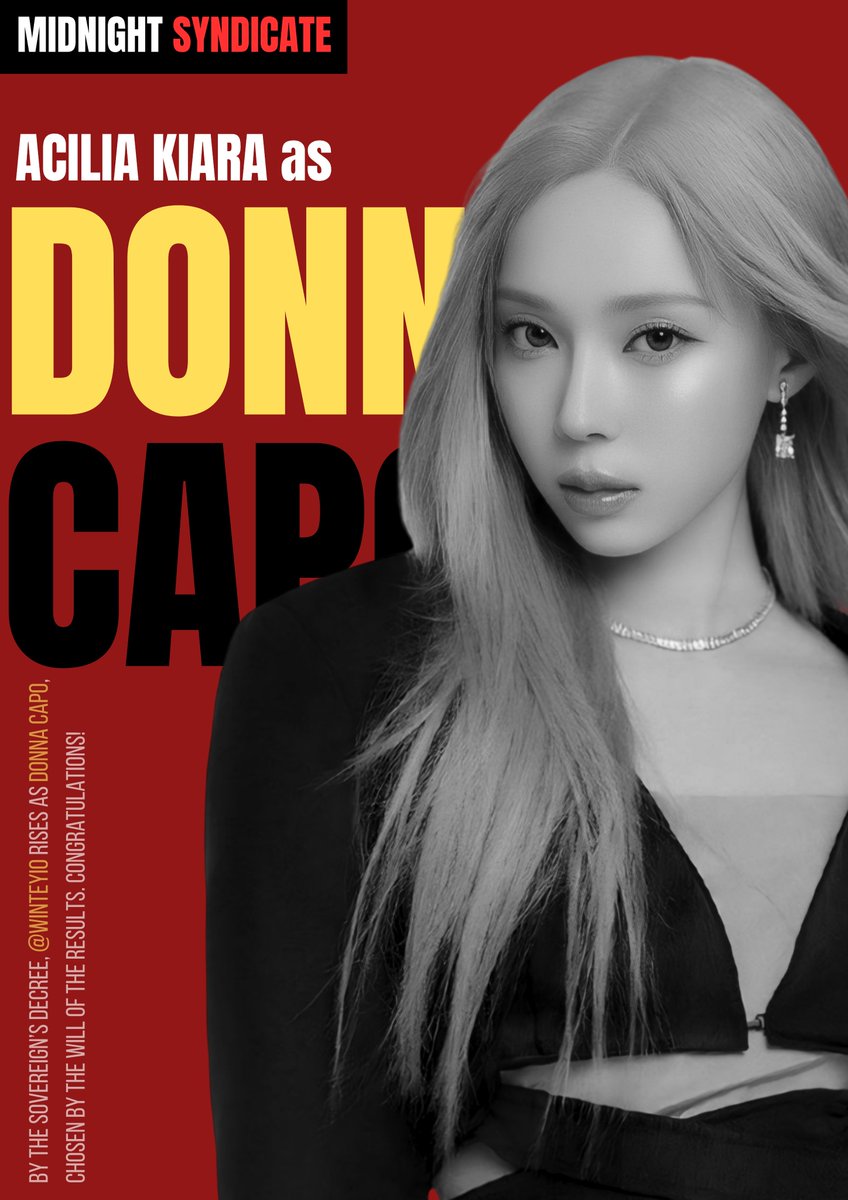 khyeyoonn's tweet photo. @siuungho @OfcSovereign @suobiin “dan untuk THE DONNA CAPO, selamat kepada Acilia Kiara @winteyio! Yang telah berhasil memperoleh dolar sebanyak $18.370” https://t.co/yUJ4KplfPh
