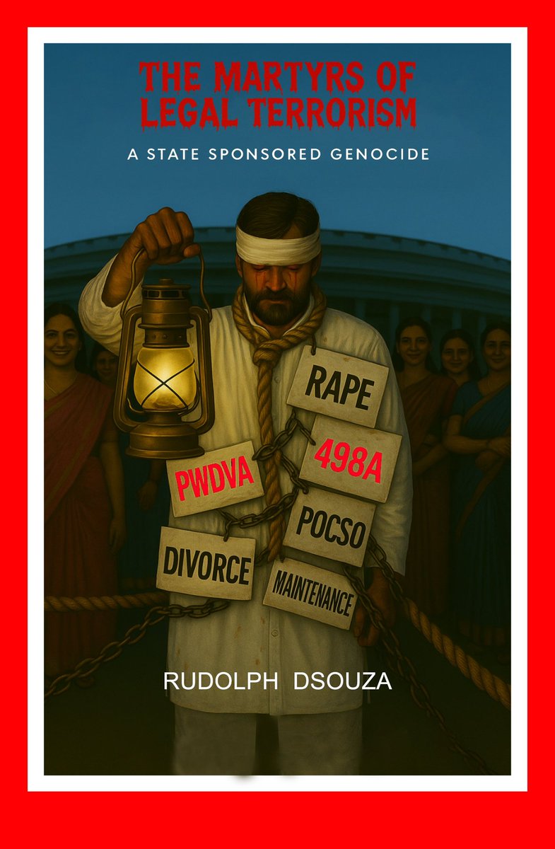 This is an upcoming book by <a href="/MyNation_net/">MyNation Foundation</a> founder Rudolph D'Souza 

Rudy, as many of us know him, has been fighting against Anti-men laws and helping men since over two decades

#VoiceForMen