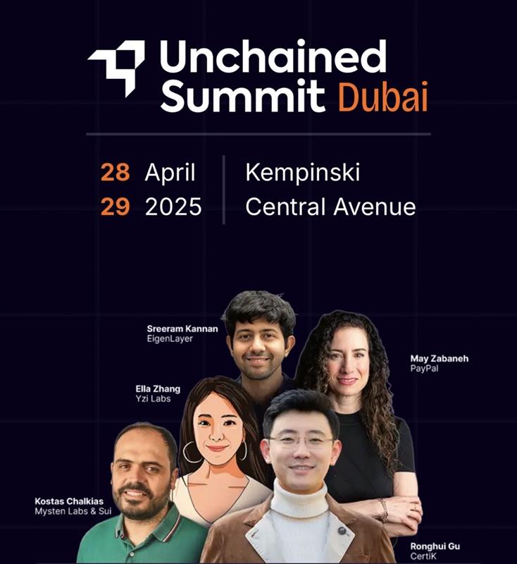 1 day to go! 

We’re all set to welcome you to #UnchainedSummit at Kempinski Central Avenue, Dubai.

Get ready for two days of groundbreaking conversations, bold ideas, and unforgettable connections.

See you soon!

#Web3 #Blockchain #CryptoEvents #DubaiEvents #Web3Community