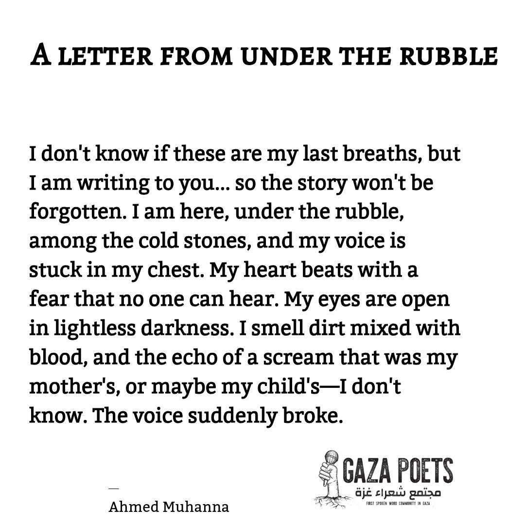 Gaza Poets Society tweet media