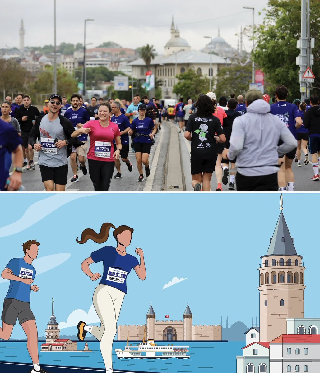 Türkiye İş Bankası 20. İstanbul Maratonu’nda İnadına Koşuyoruz. 🏃🏽‍♀️‍➡️🏃🏽‍♂️‍➡️

#İnadınaKoşuyoruz
#HayattaİNAT
