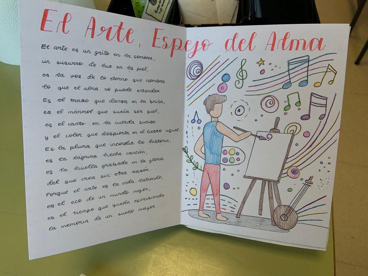 ¡Celebramos el Día del Libro 📕en el #IESVentura! Gracias a la implicación de nuestro alumnado y de los departamentos didácticos. Disfrutamos de lectura, intercambio de libros, creación de marcapáginas y diseño de portadas en Artes. ¡La cultura y la creatividad se viven aquí! 📖