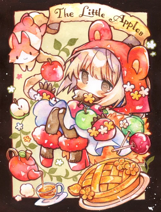 透明水彩を中心に、色鉛筆やいろんな画材で描いてます!#GWアナログ絵祭り 