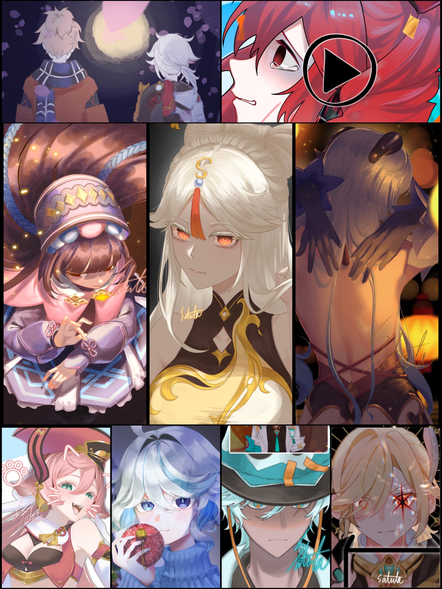 Satsuta3@原神キャラ全員描く! on X: Satsuta3@原神キャラ全員描く! on X: