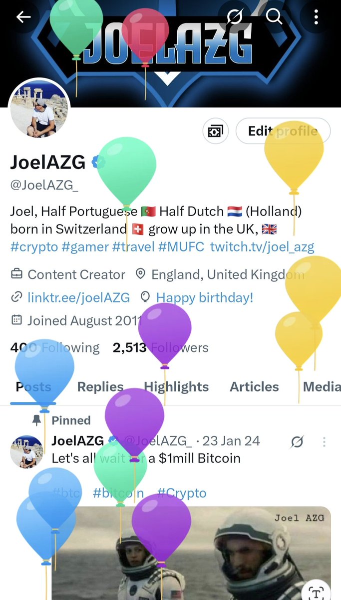 It's my #brithday 🫂🩵🫂🩵🫂

#BTC #Crofam #SOL #ADA #XRP #HABR #ONDO #SUI #DOGE #GALA #ETH #BITCOIN #Cardano