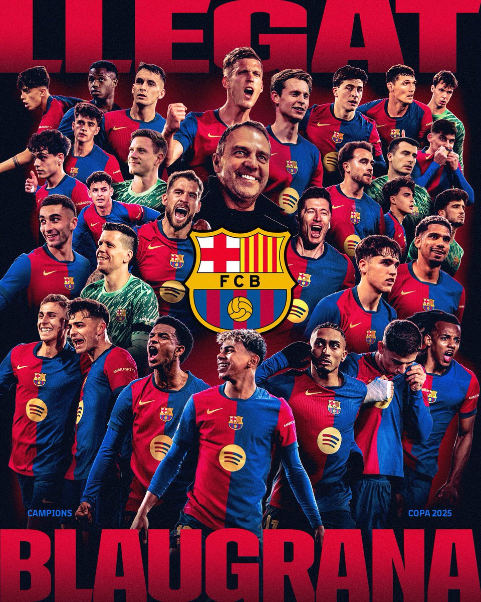 🔵🔴 Campions!

❤️ Aquest títol també és per a tu, Àngel!

Estaries orgullós de veure aquest equip! 

Et trobem molt a faltar!