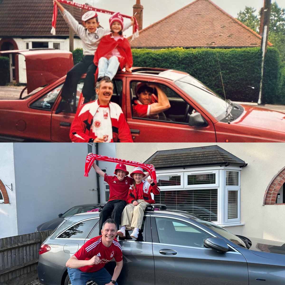 Recreation of 1991 trip to Wembley now with my kids! Can’t wait! COYRs! #nffc