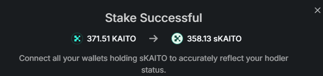 Been slowly stacking more $KAITO lately, not for the clout, not for a quick pump, but because what’s coming next is about to reshape the entire game.

Soon, Yaps and staked $KAITO won’t just sit there collecting dust.

It will be your badge of loyalty.
Your alignment signal.
Your ticket to earning real rewards in the projects you believe in most.

Assign your Yaps.
Assign your $sKAITO
Stack mindshare.
Stack future rewards.

And if you’re holding a Genesis NFT? Multiply that power even further. Boosts on boosts. No mercy. 💀

Kaito is building a world where loyalty actually matters and not just empty hype.

Where the ones who showed up early, stayed consistent, and kept stacking will be the ones laughing later.

That’s why I’m here.
That’s why I’m staking heavier than ever.
That’s why I’m betting on Kaito with everything I’ve got.

Most people won’t even realize what’s happening until the doors are already closed.

They’ll be too busy chasing the next shiny thing, while some of us are already deep inside building the next wave🧠

Alignment over engagement.
Signal over noise.
Real builders over fake tourists.

Kaito Connect is the start of a whole new era and when it hits, you’ll either already be inside... or you’ll be too busy asking “how the hell did I miss this?"

Real ones stack quietly.
Real ones align early.
Real ones win when the game changes.

I know where I’m standing. See you on the other side 🚀