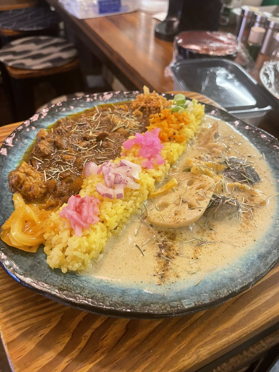 カレーの写真忘れてたw

#スパイスカレー
#カレスパ