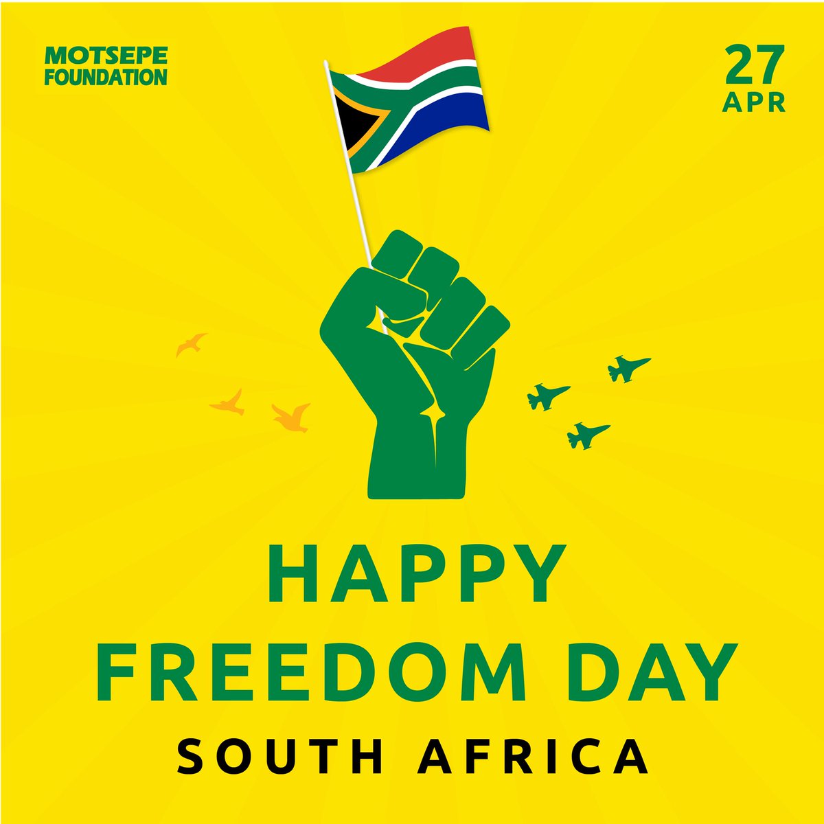 We celebrate #freedomday2025 and 31 years of freedom in honour of the bold imagination of those who fought for our democracy. Their vision for an equitable society set the course for us to grow together and steer our country in a new, just direction.