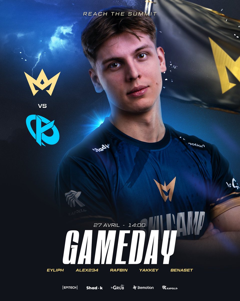 Skillcamp (@skillcamp_gg) on Twitter photo Terminons sur une bonne note ce week-end face à <a href="/KarmineCorp/">Karmine Corp</a> ⚔️
Avec Dye à 14h : twitch.tv/dye_live Terminons sur une bonne note ce week-end face à <a href="/KarmineCorp/">Karmine Corp</a> ⚔️
Avec Dye Ă 14h : twitch.tv/dye_live