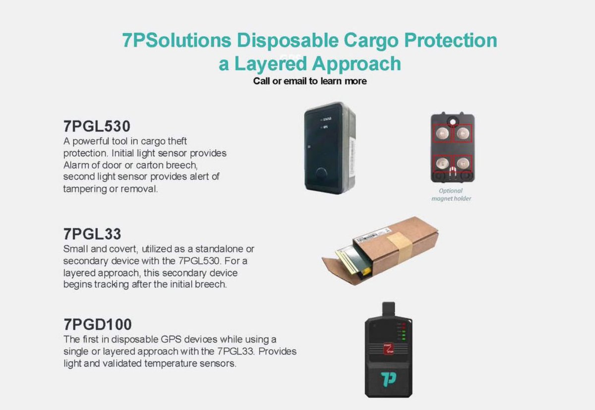 CCPKSA's tweet image. Are you using a layered approach when it comes to Cargo Protection?

Contact CCP Logistics for @7PSolutions real-time GPS tracking and monitoring solutions.

💻 ccplogistics.com

#7PSolutions #IoTCargoProtection #CargoSecurity #RealTimeGPS
