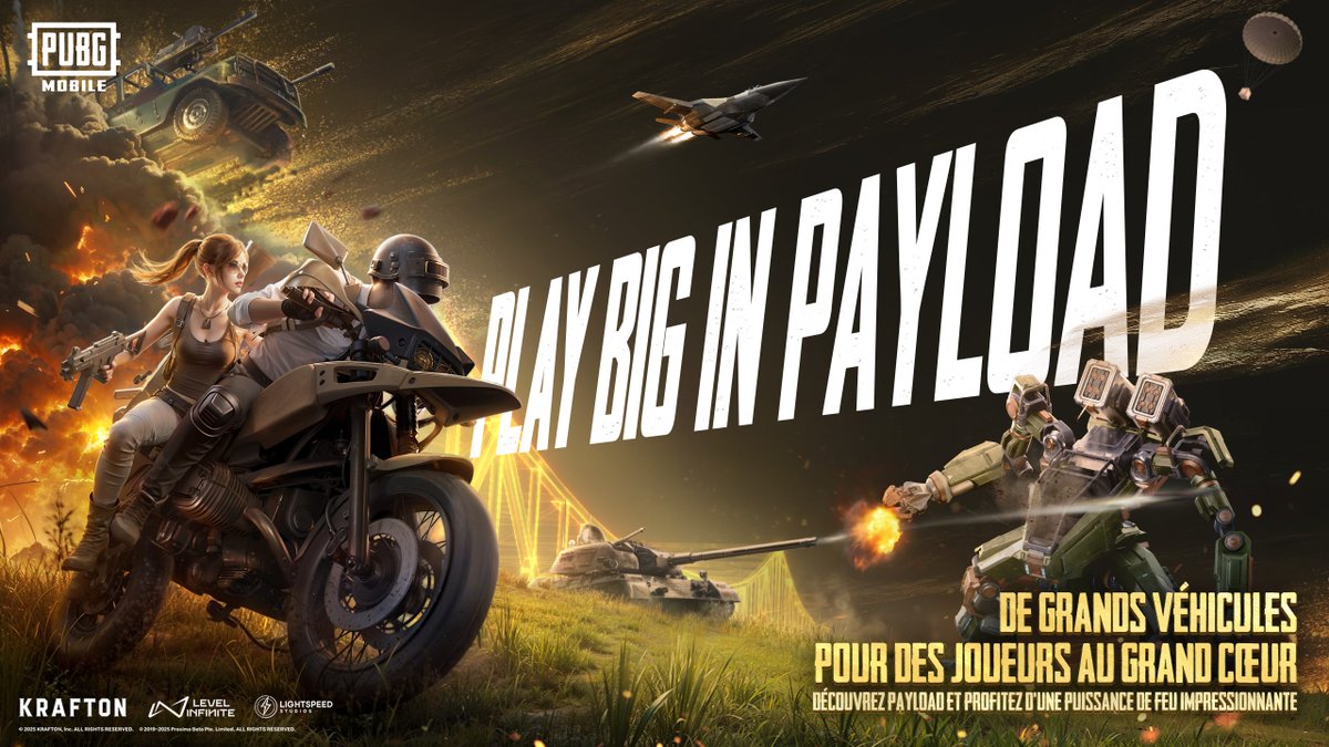 JOUE EN GRAND SUR #PUBGMOBILE ! 💥
Osez vous battre, osez dépasser vos limites, et vous pourrez devenir le véritable numéro 1 !

📲 Téléchargez maintenant : pubgmobile.live/PLAYBIG

#2025PLAYBIG