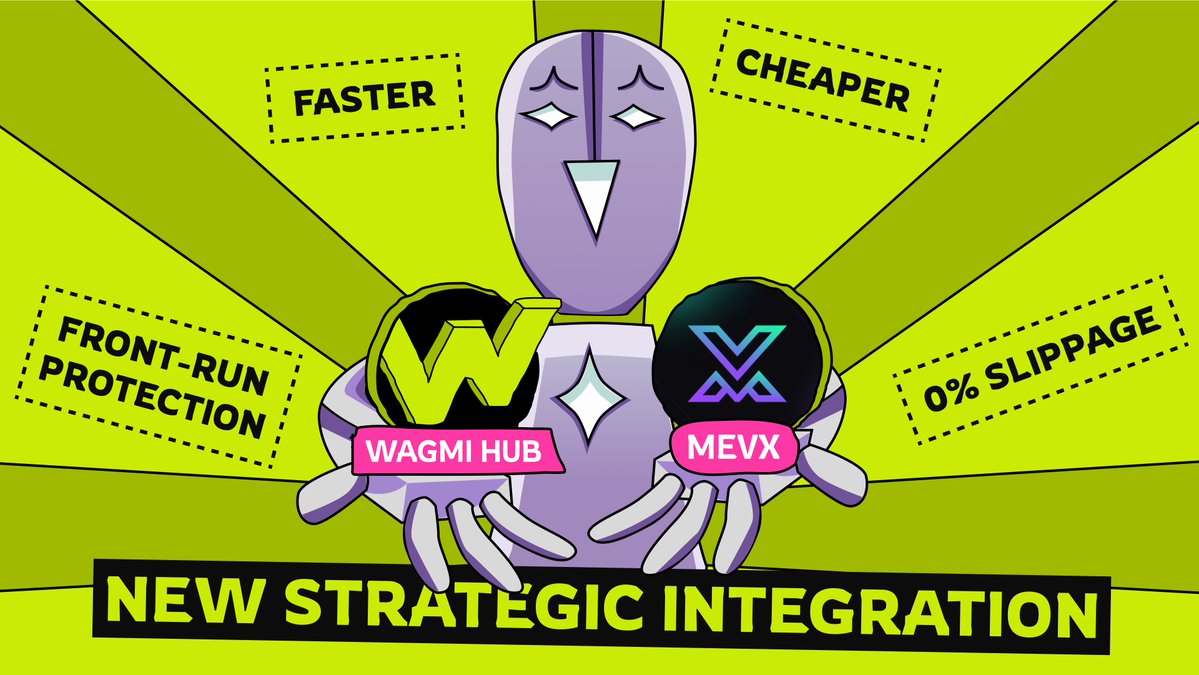 🤩 WAGMI AI x MevX Integration is Live!

WAGMI HUB AI just got even sharper with the integration of <a href="/MEVX_Official/">MevX</a>, one of the top-performing memecoin trading platforms, covering everything you need for alpha-token trading.

MevX is built for pure alpha with a light-speed