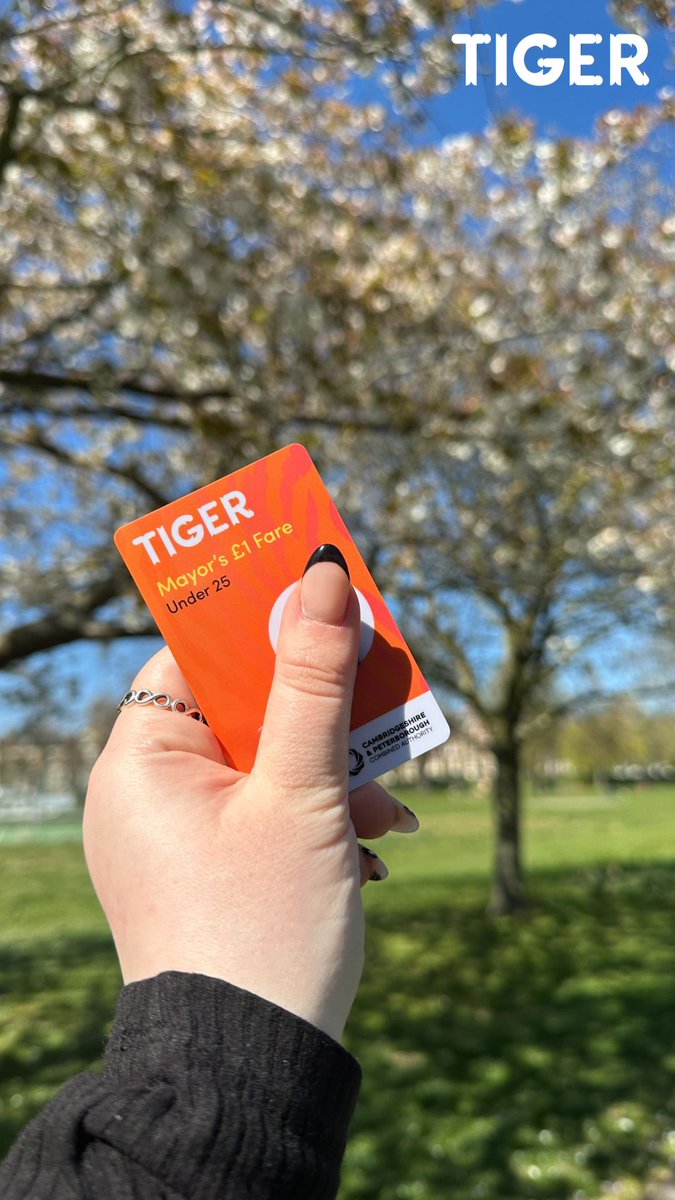 The sun’s out and so are we! 😎 With the Tiger £1 Bus Pass, under-25s travel for just £1 per journey, meaning more sunshine fun, less travel spend 🚌

Spend your money on good times, not getting there! 🐯✨

Get your pass now ➡️ orlo.uk/vPr4Q

#TigerBusPass