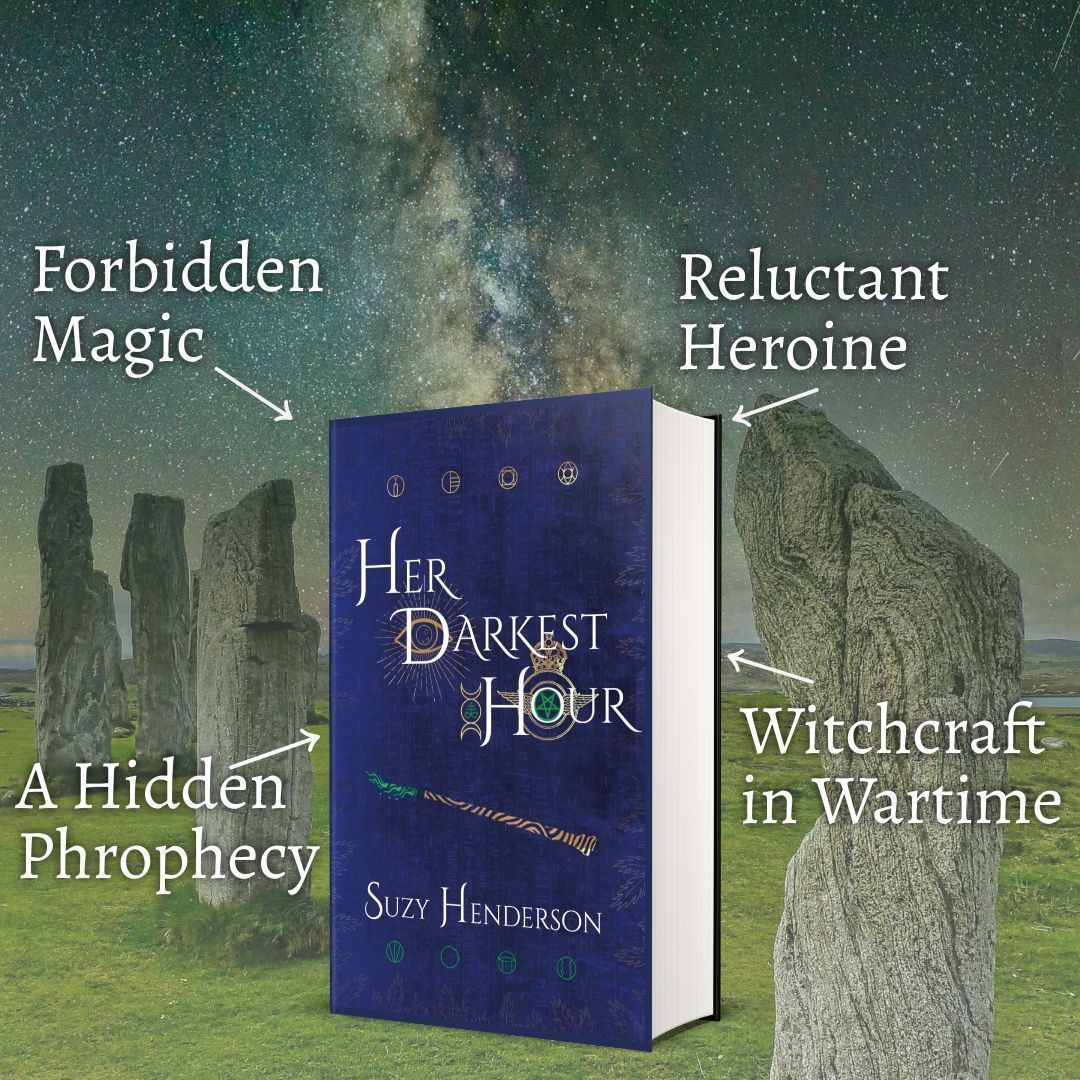 England, 1939. A witch in hiding. A war on the horizon. A traitor lurking in the shadows. 
Eliza is recruited by MI5 to stop a German spy &amp; protect an ancient codex. But as war rages she discovers danger is closer to home.

Pre:Order:
mybook.to/HerDarkestHour
#HistoricalFantasy