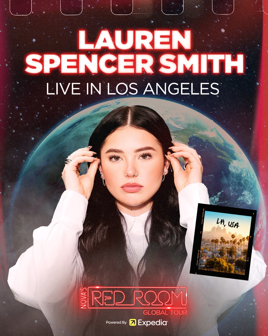 Nova 96.9 (@nova969) on Twitter photo Look who's joining Nova's Red Room Global Tour powered by <a href="/Expedia/">Expedia</a> 👀
<a href="/iamlaurenmusic/">Lauren Spencer Smith</a> will be treating us to a live performance in LA and we're ready to be blown away by those powerhouse vocals! 🎤
As much as we'll miss <a href="/deanlewismusic/">Dean Lewis</a>,health always comes first ❤️ #NovasRedRoom Look who's joining Nova's Red Room Global Tour powered by <a href="/Expedia/">Expedia</a> 👀
<a href="/iamlaurenmusic/">Lauren Spencer Smith</a> will be treating us to a live performance in LA and we're ready to be blown away by those powerhouse vocals! 🎤
As much as we'll miss <a href="/deanlewismusic/">Dean Lewis</a>,health always comes first ❤️ #NovasRedRoom