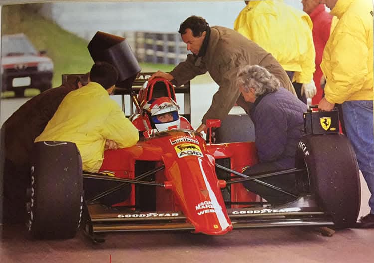 1990 F1 testing at Fiorano
One week after Australian GP.

Jean Alesi with Ferrari 641-2. #F1