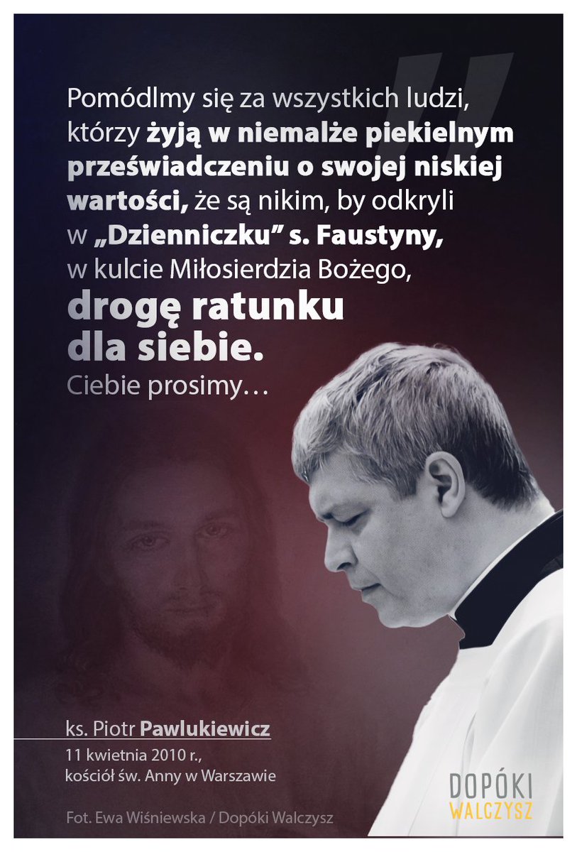 #ModlitwaWiernych Wysłuchaj nas Panie.

Całe kazanie na dzisiaj, chociaż z 2010 r.: youtube.com/watch?v=qd16lr…
(subskrybuj nasz nowy kanał)

Materiały przygotowane dzięki wsparciu naszych Patronów. Ukłony dla Was.